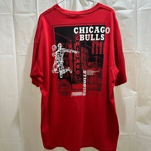 Chicago Bulls Red Graphic T-Shirt